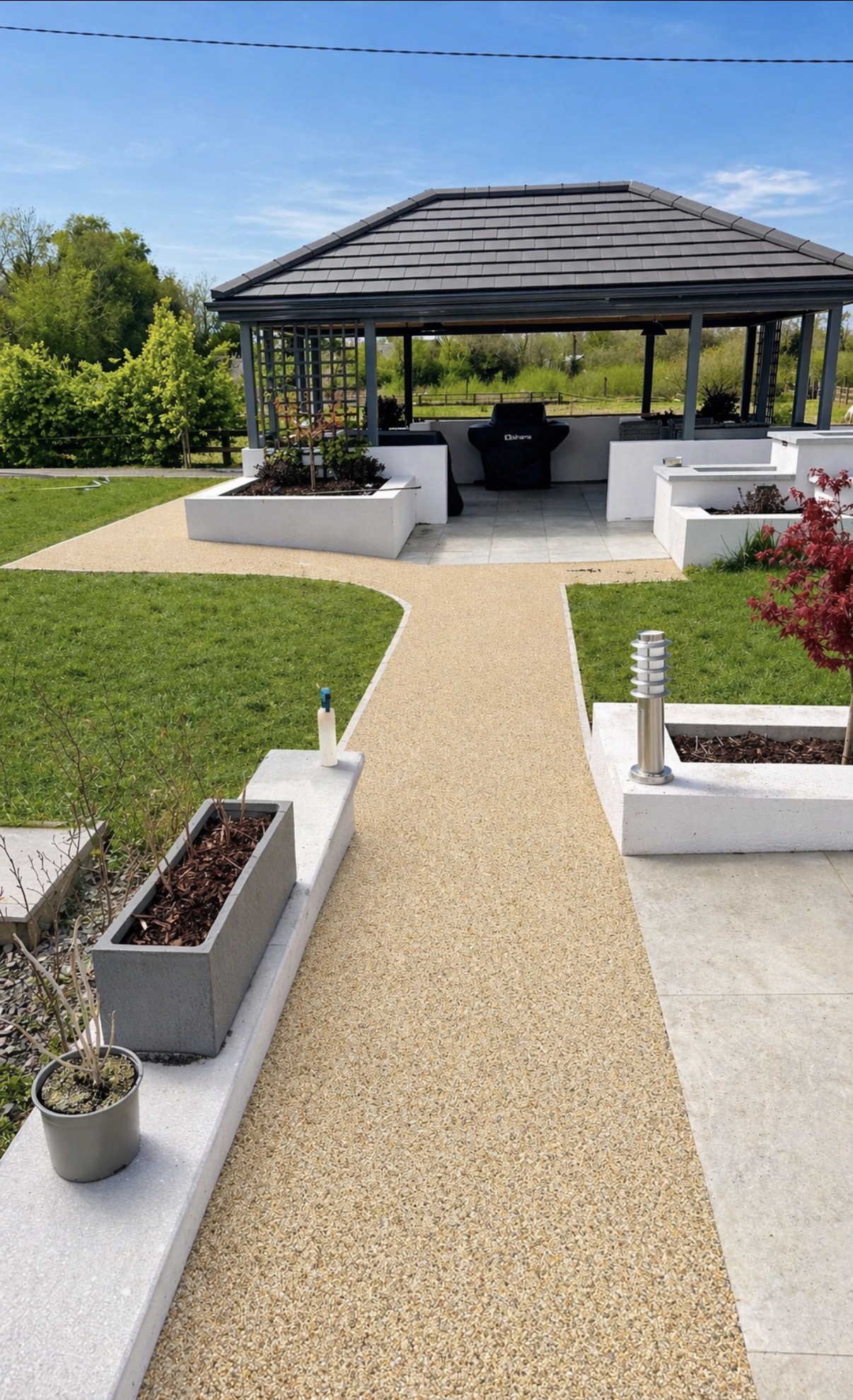 Resin Garden Path project in Dublin
